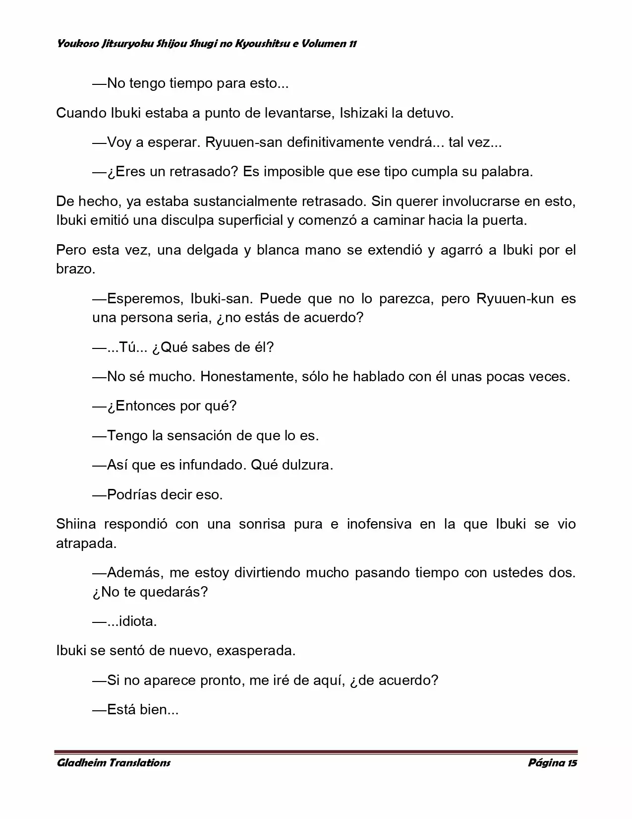 Página 15 del Manga