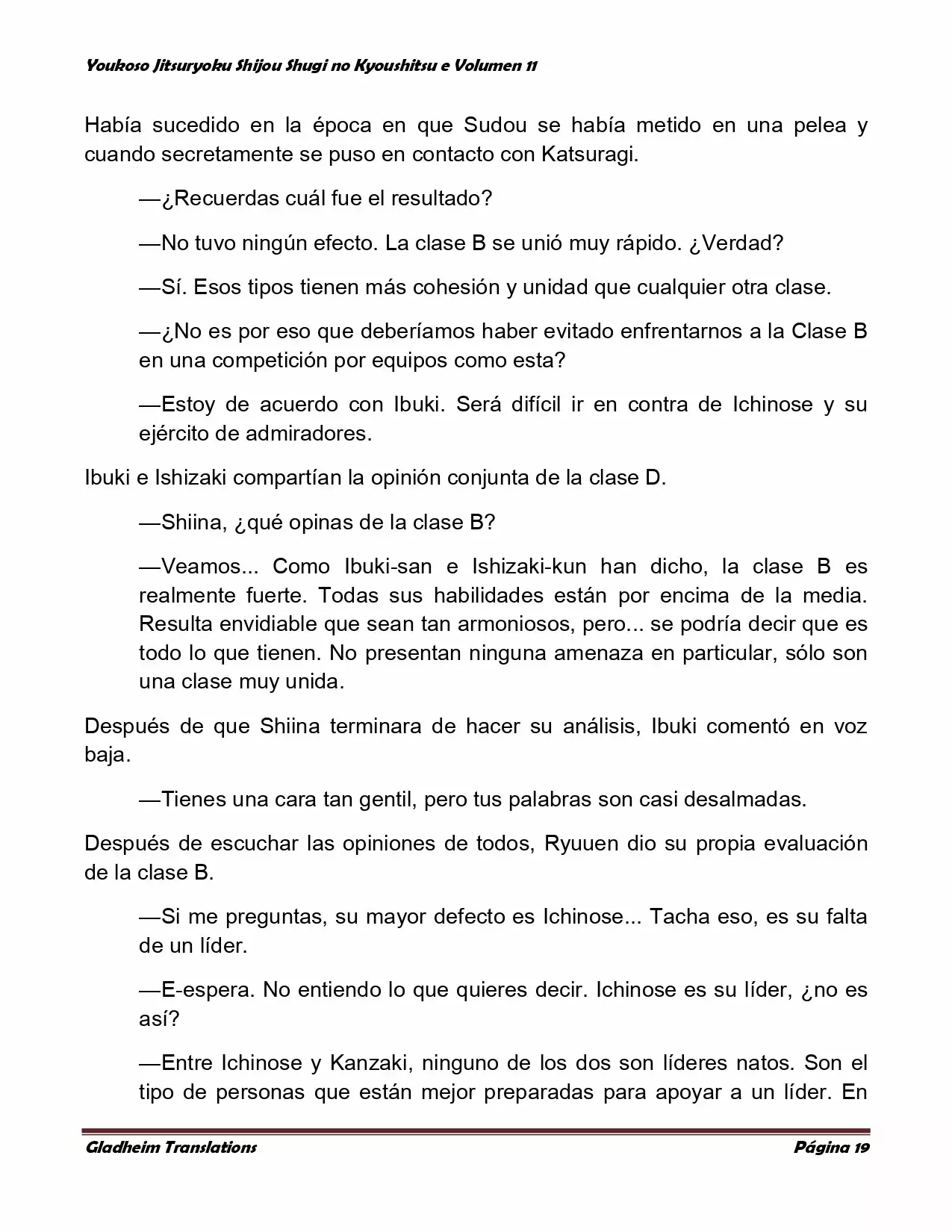 Página 19 del Manga