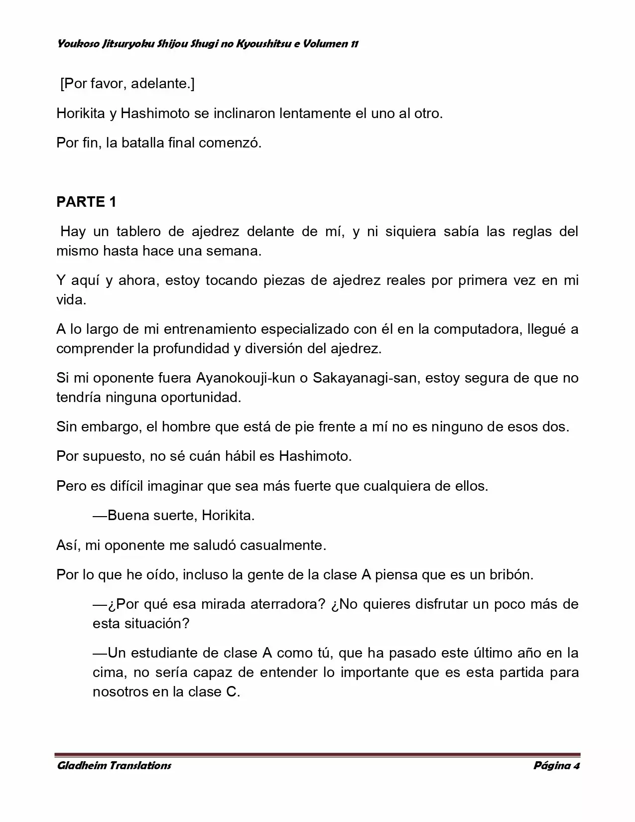 Página 4 del Manga