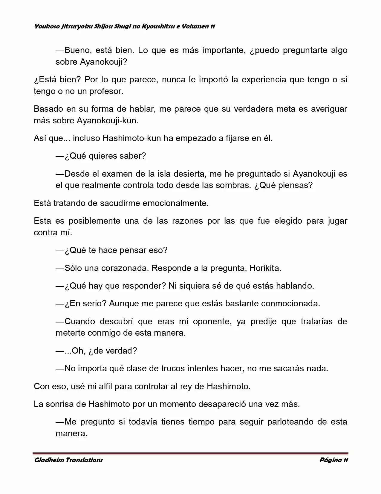 Página 11 del Manga