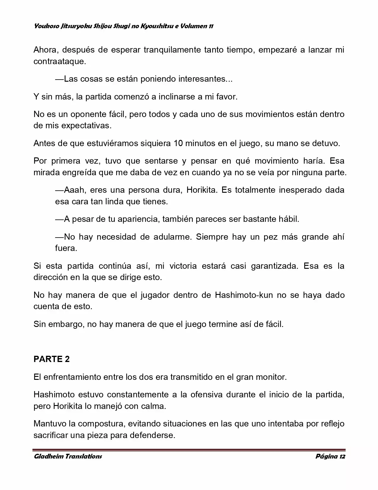 Página 12 del Manga