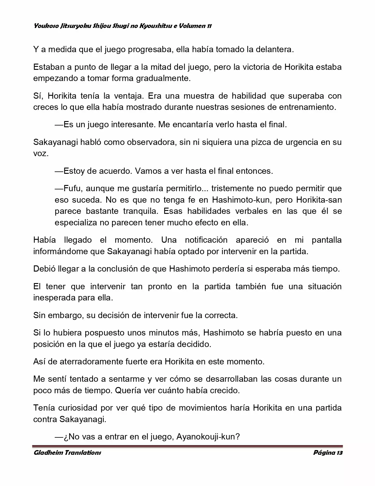 Página 13 del Manga