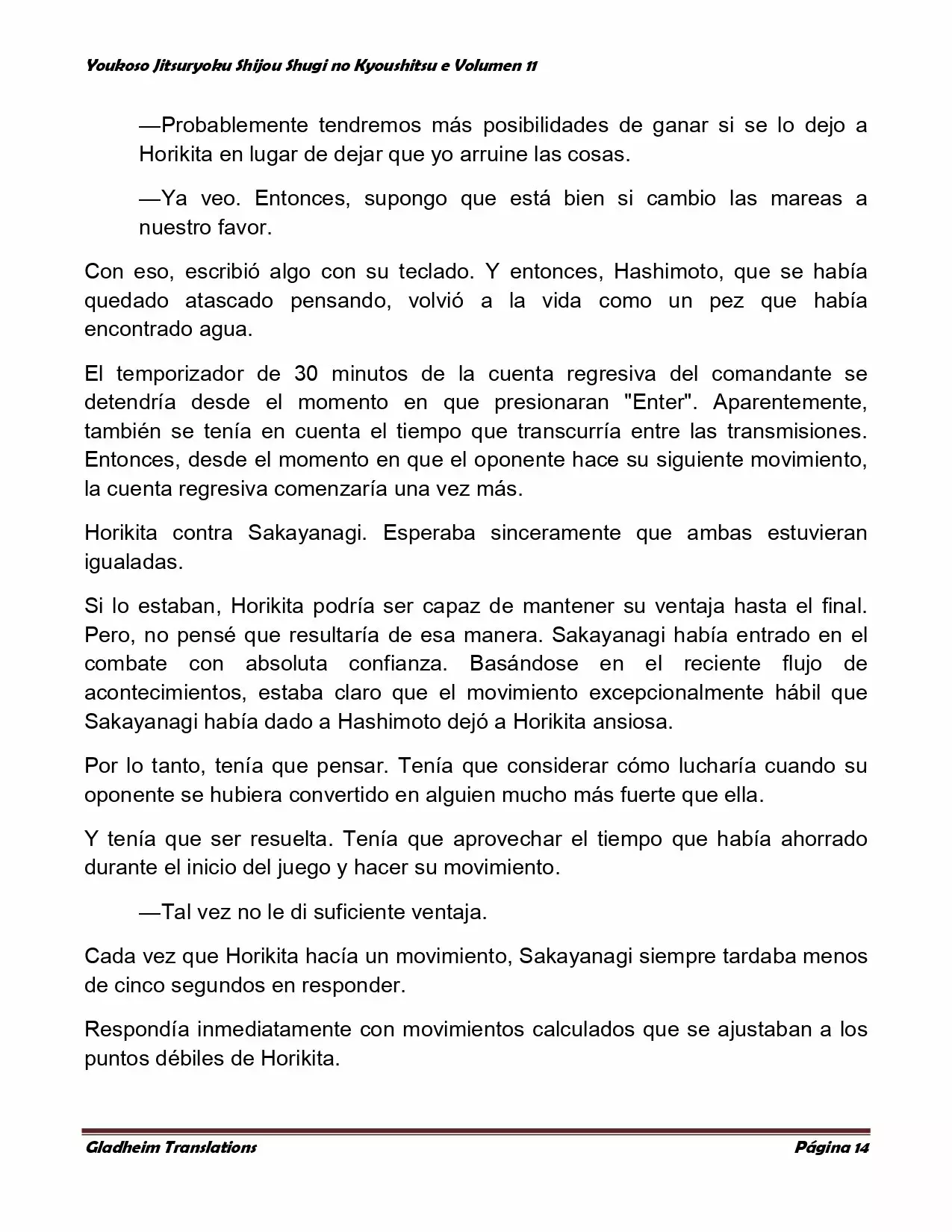 Página 14 del Manga