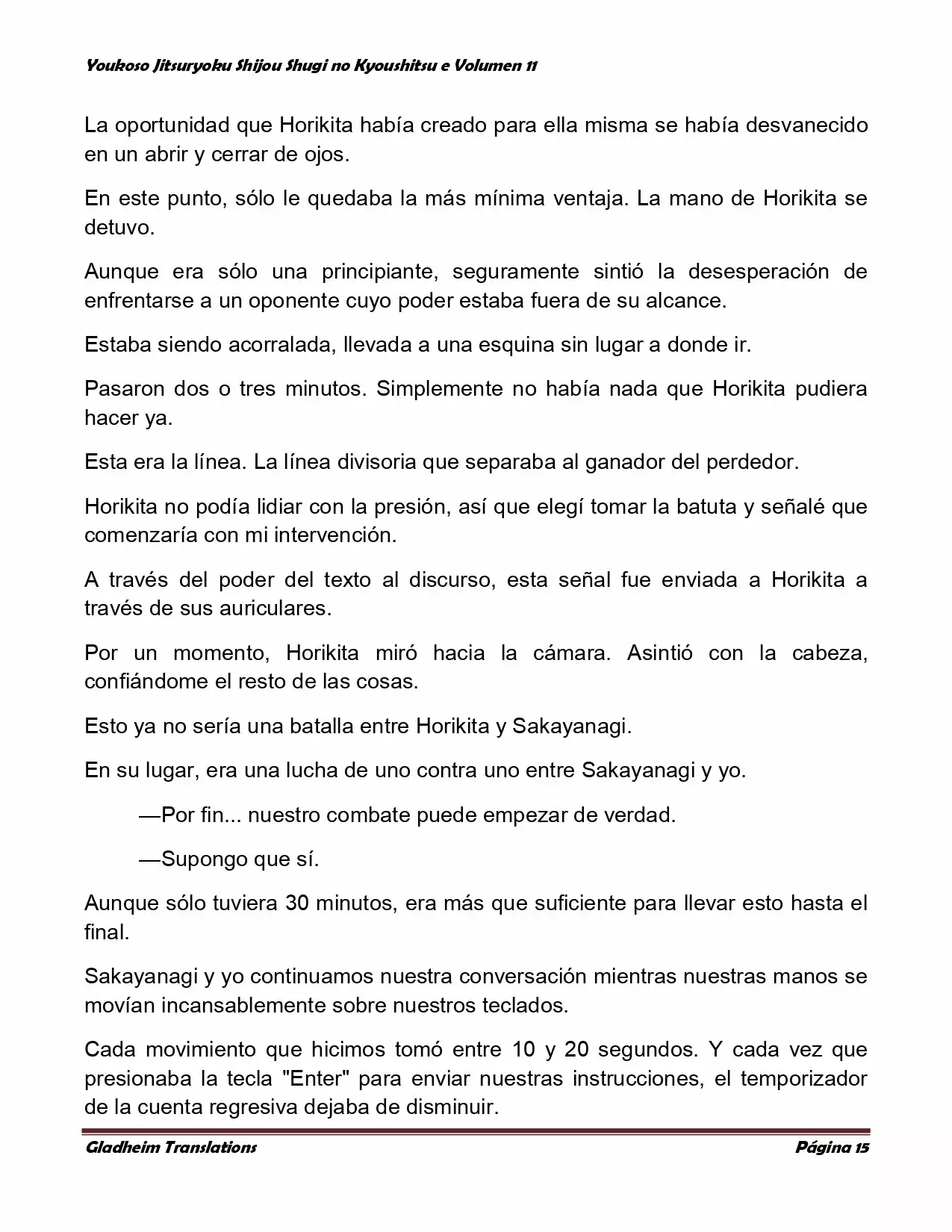 Página 15 del Manga