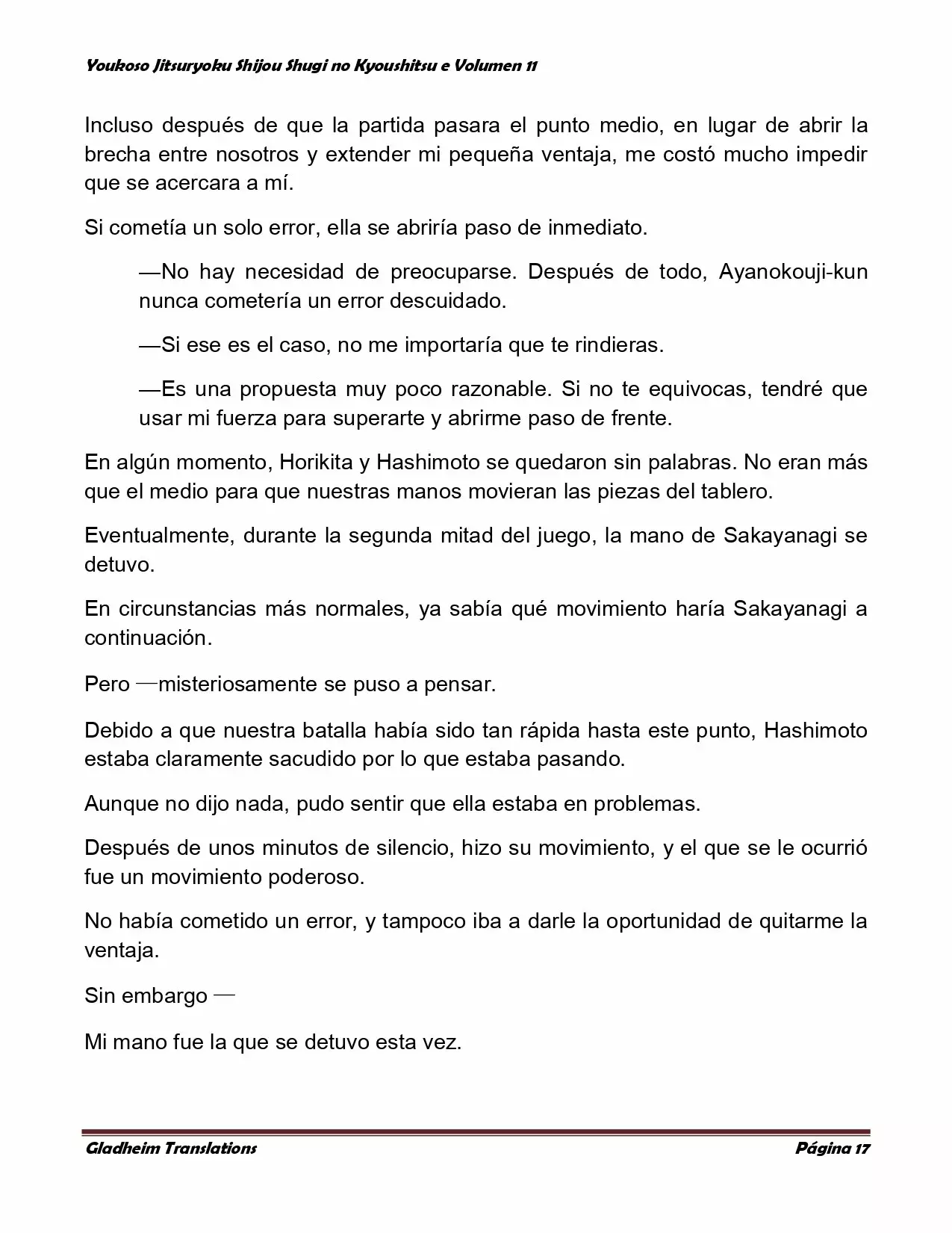 Página 17 del Manga