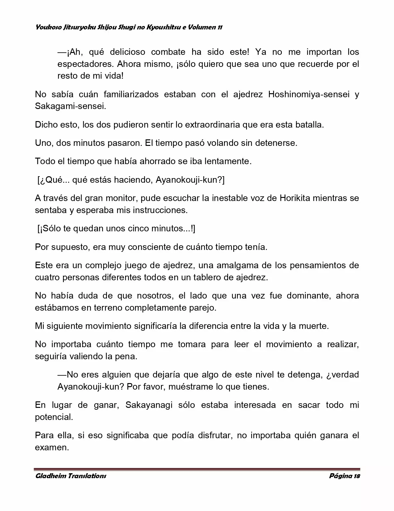 Página 18 del Manga