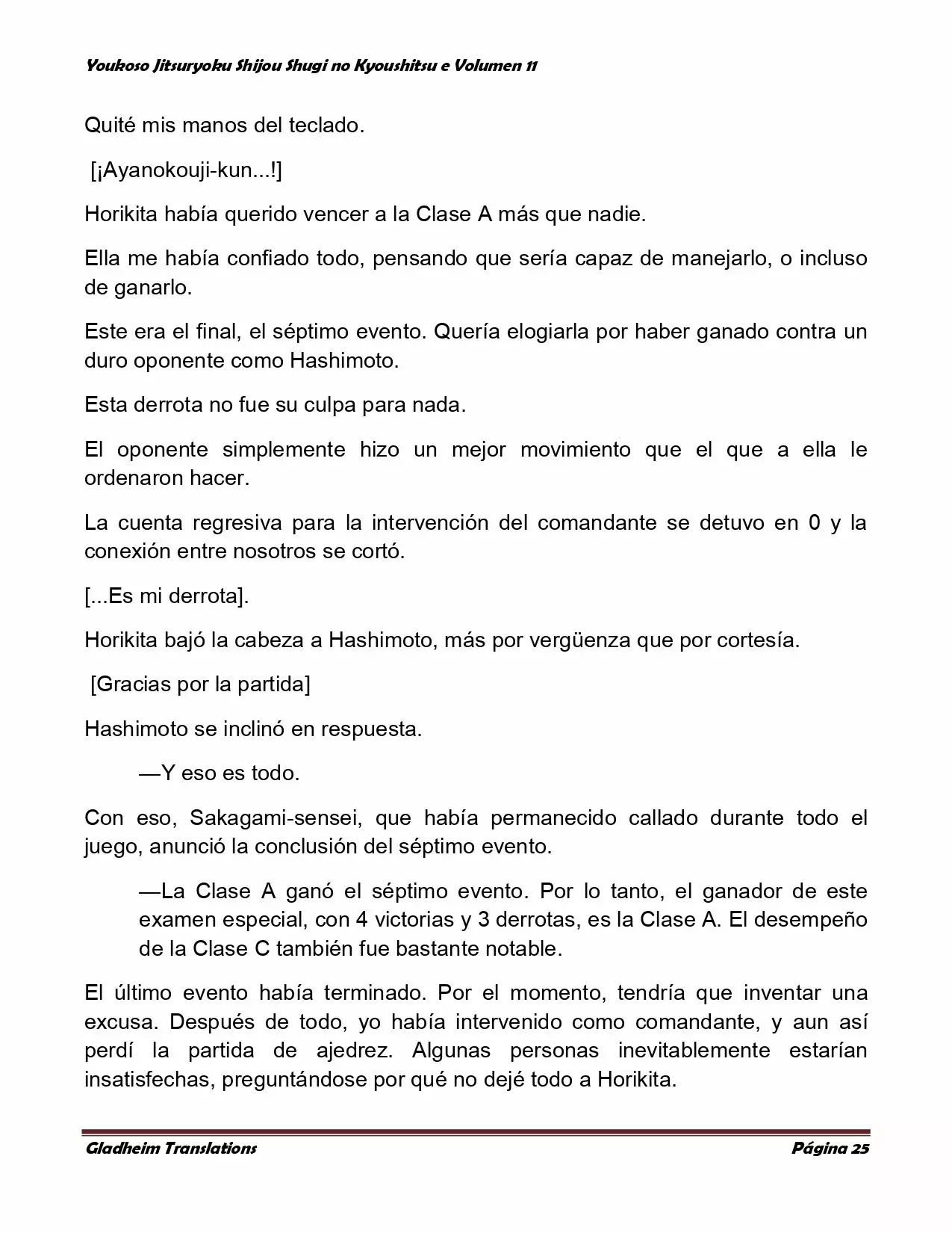 Página 25 del Manga