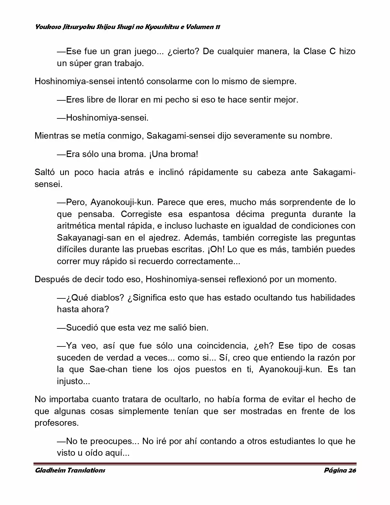 Página 26 del Manga