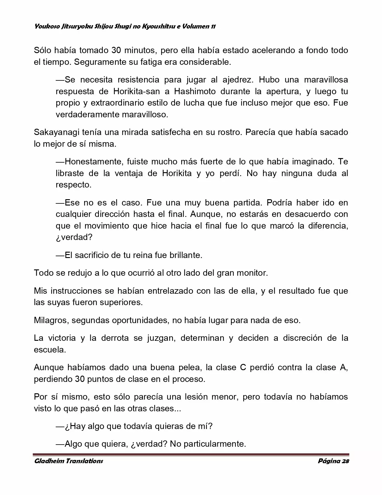 Página 28 del Manga