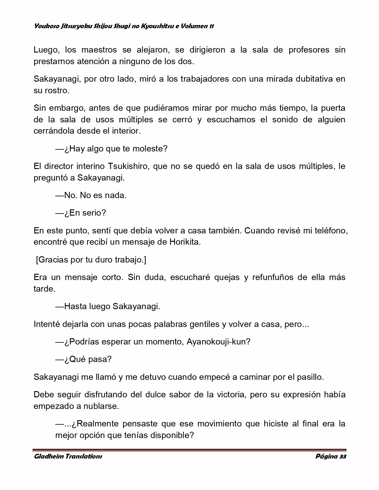 Página 33 del Manga