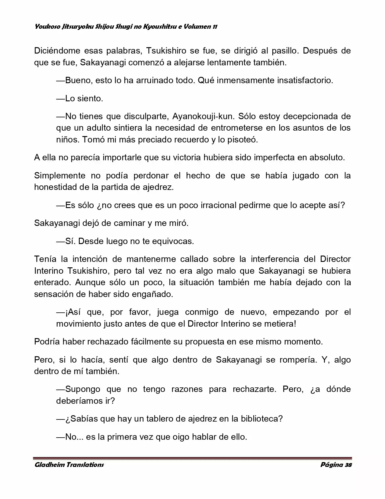 Página 38 del Manga