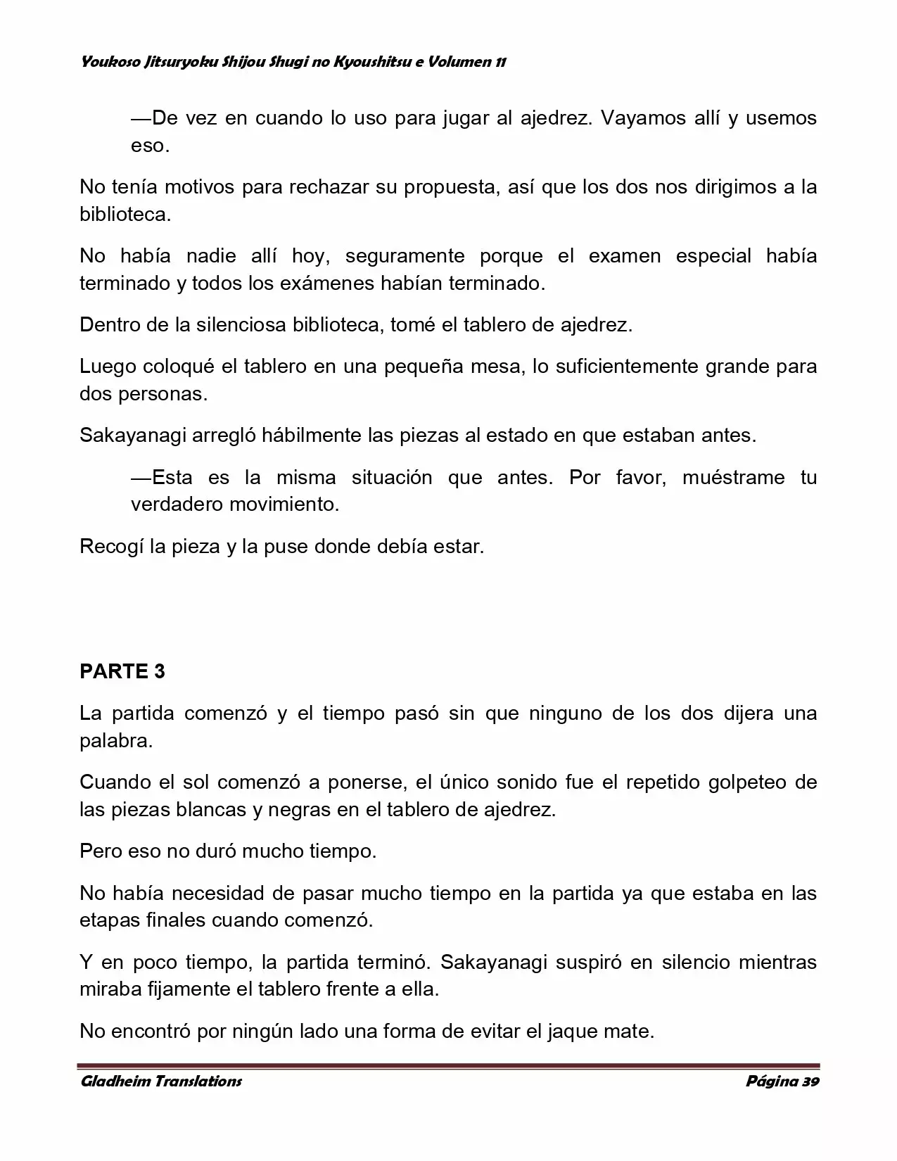 Página 39 del Manga