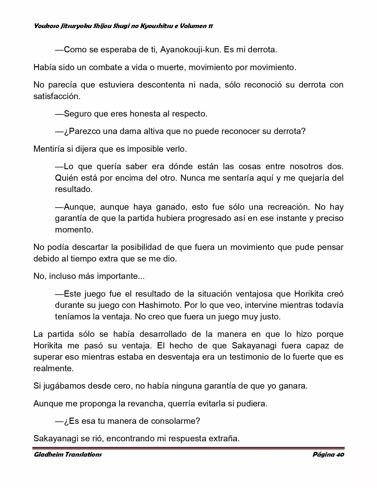 Página 40 del Manga