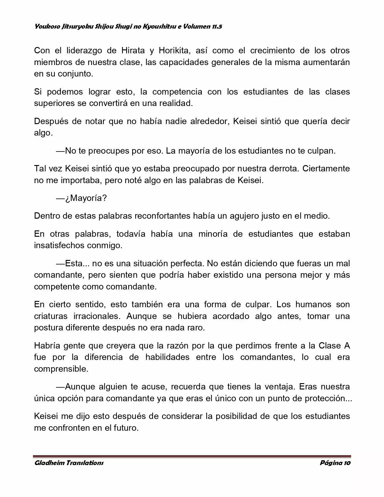 Página 10 del Manga