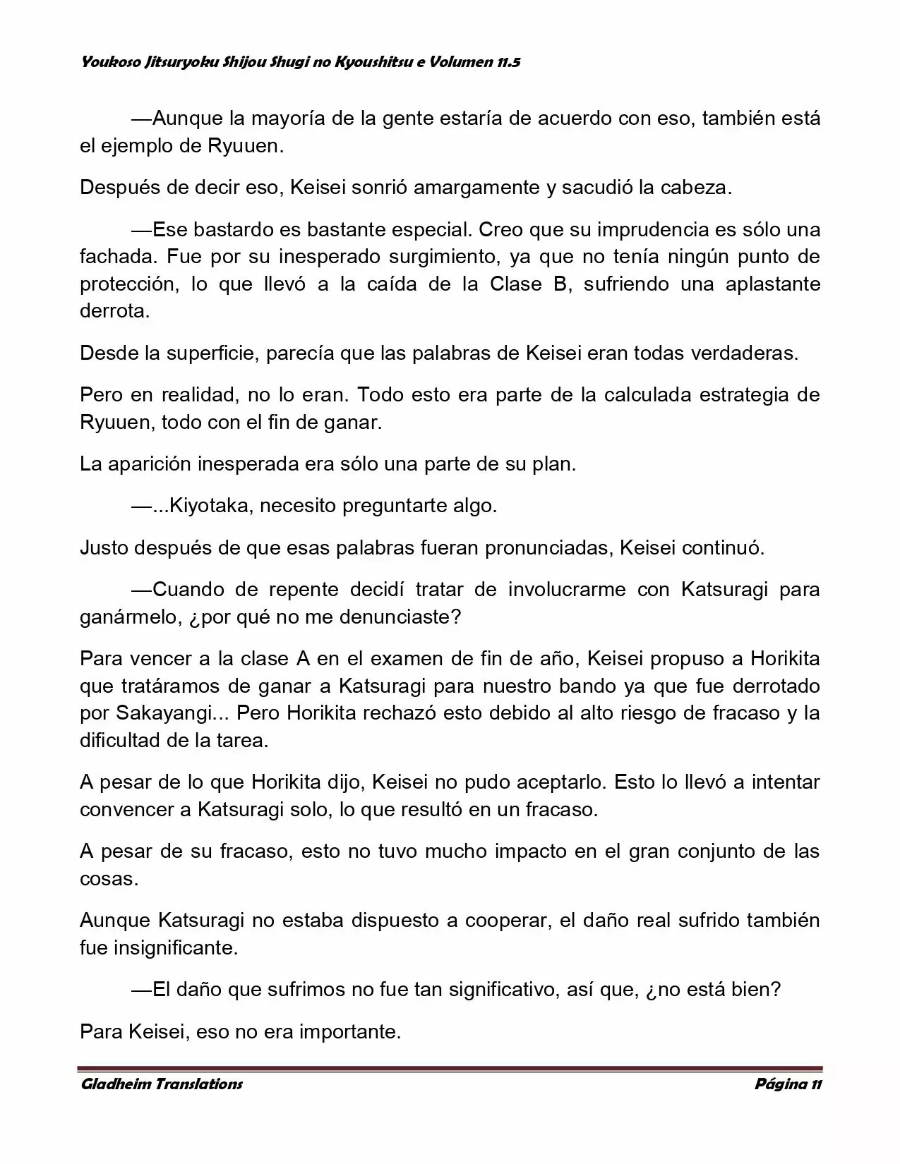 Página 11 del Manga