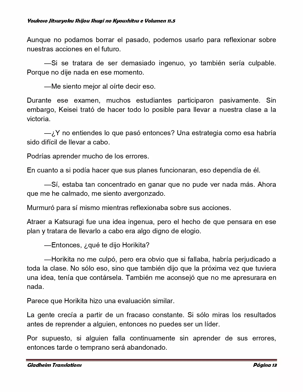 Página 13 del Manga