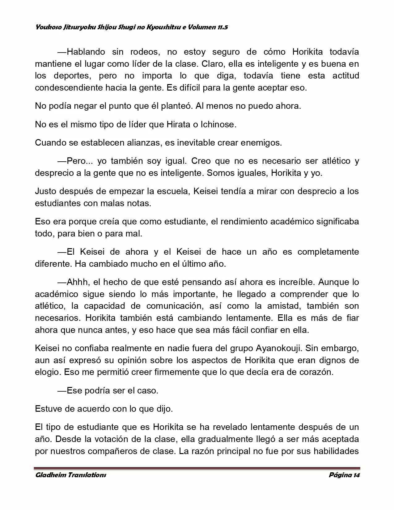 Página 14 del Manga