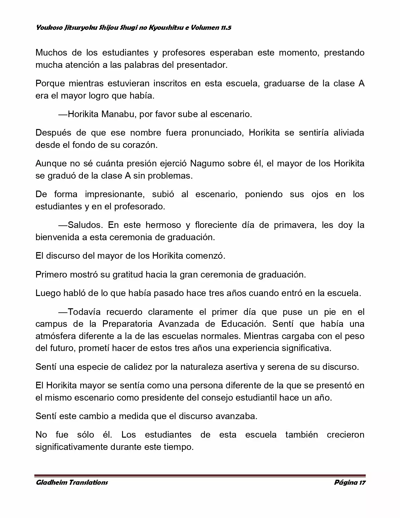 Página 17 del Manga