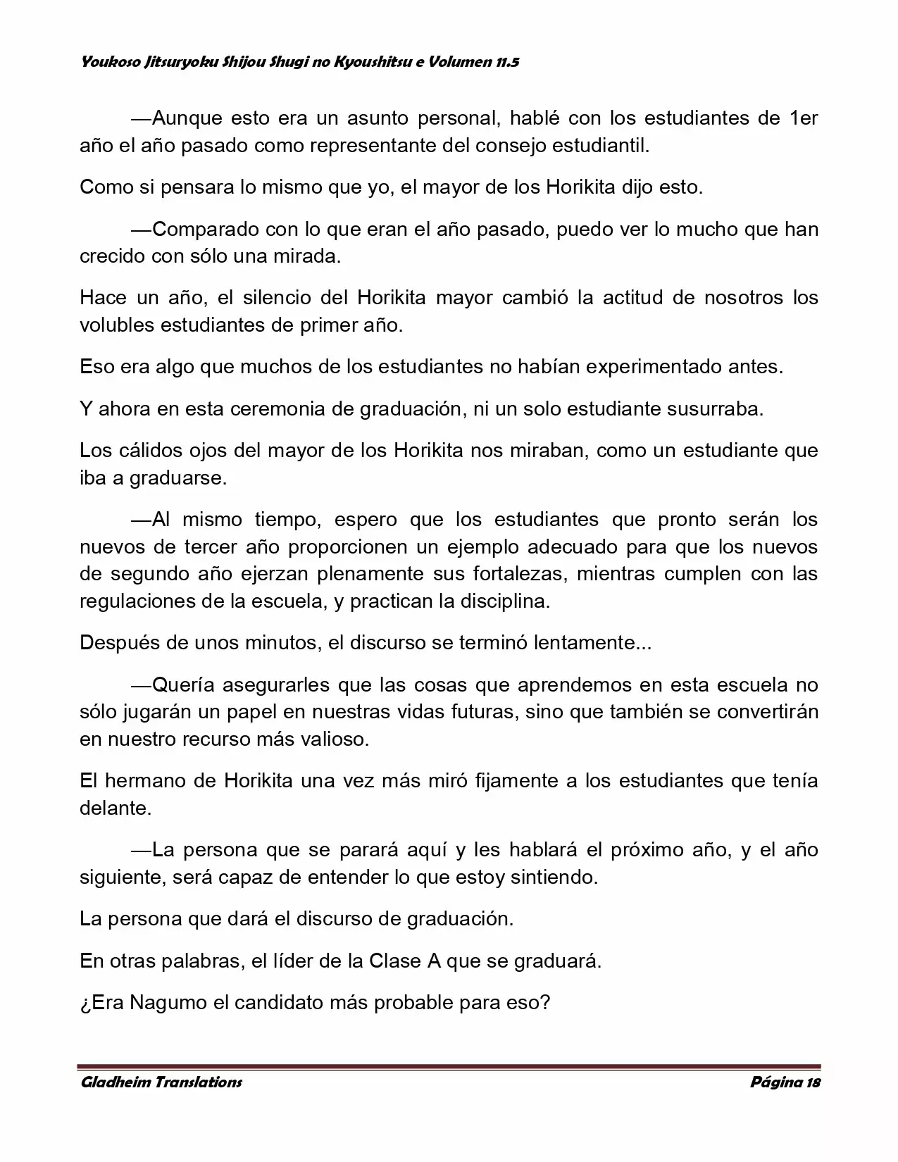 Página 18 del Manga