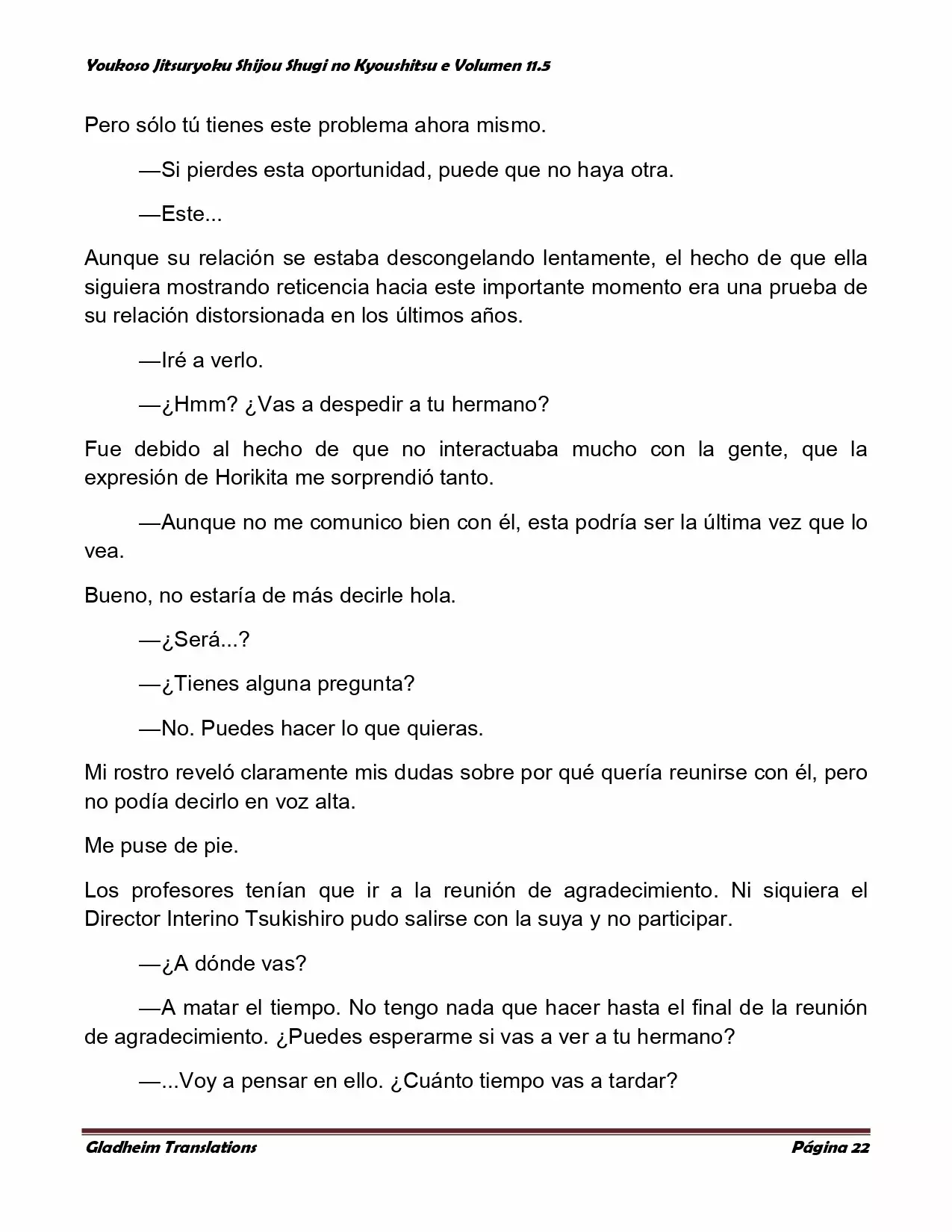 Página 22 del Manga