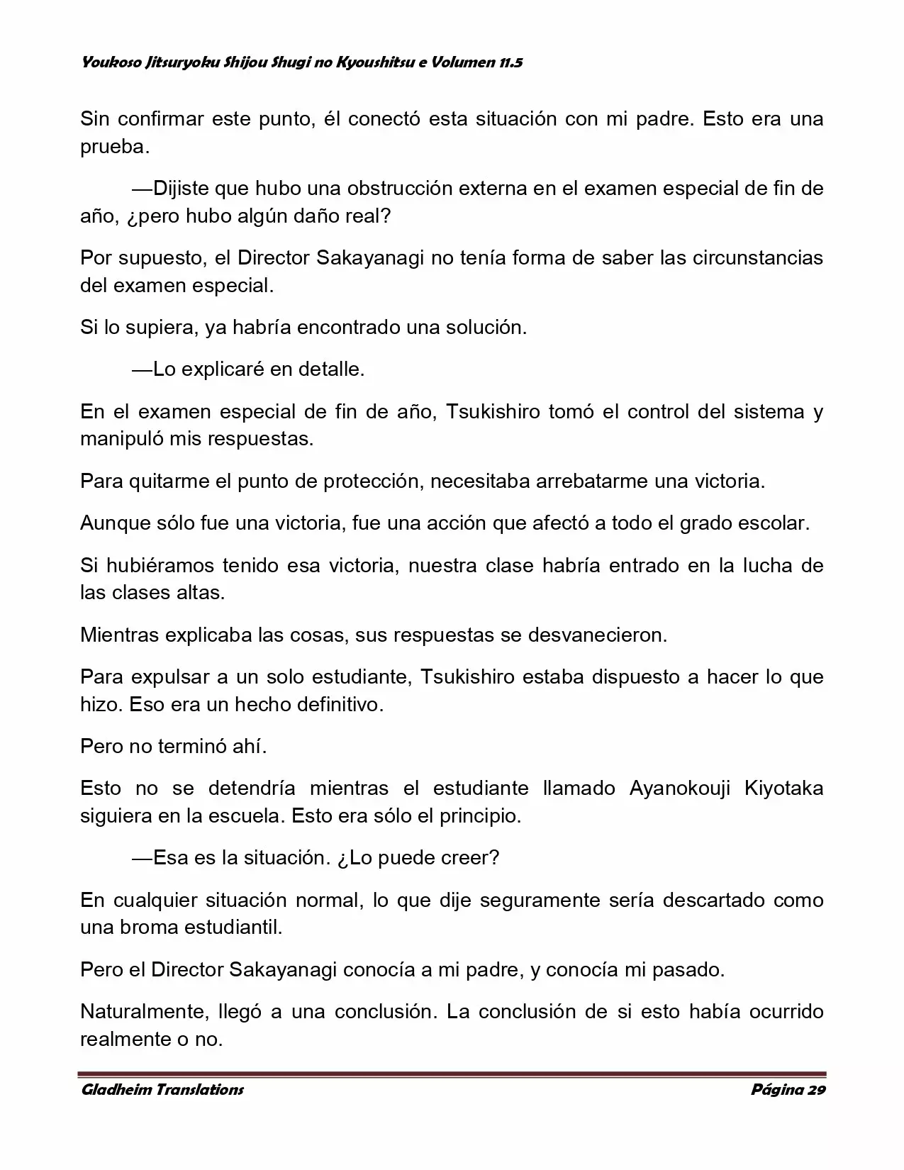 Página 29 del Manga