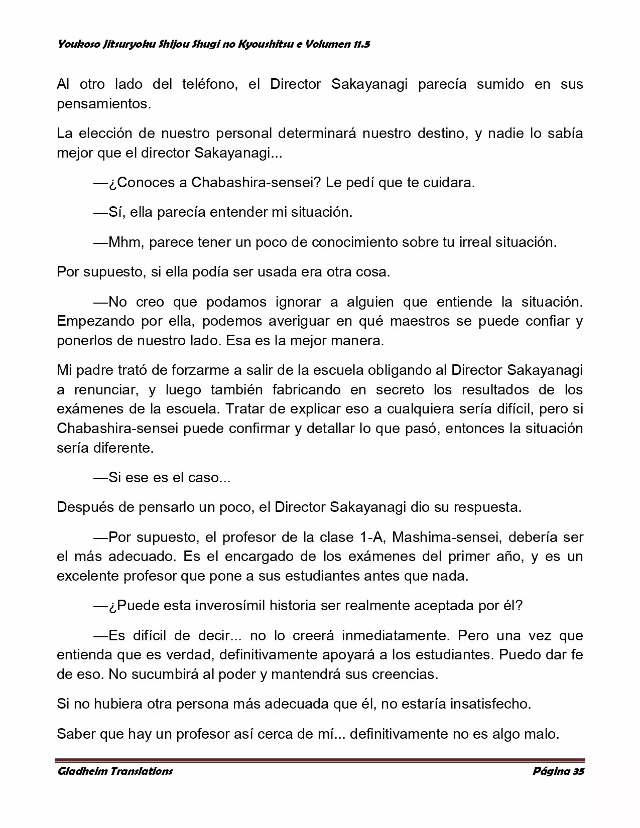 Página 35 del Manga