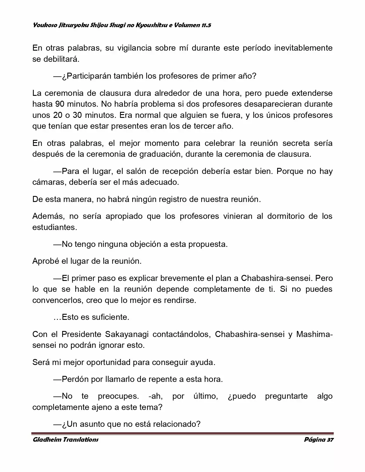 Página 37 del Manga