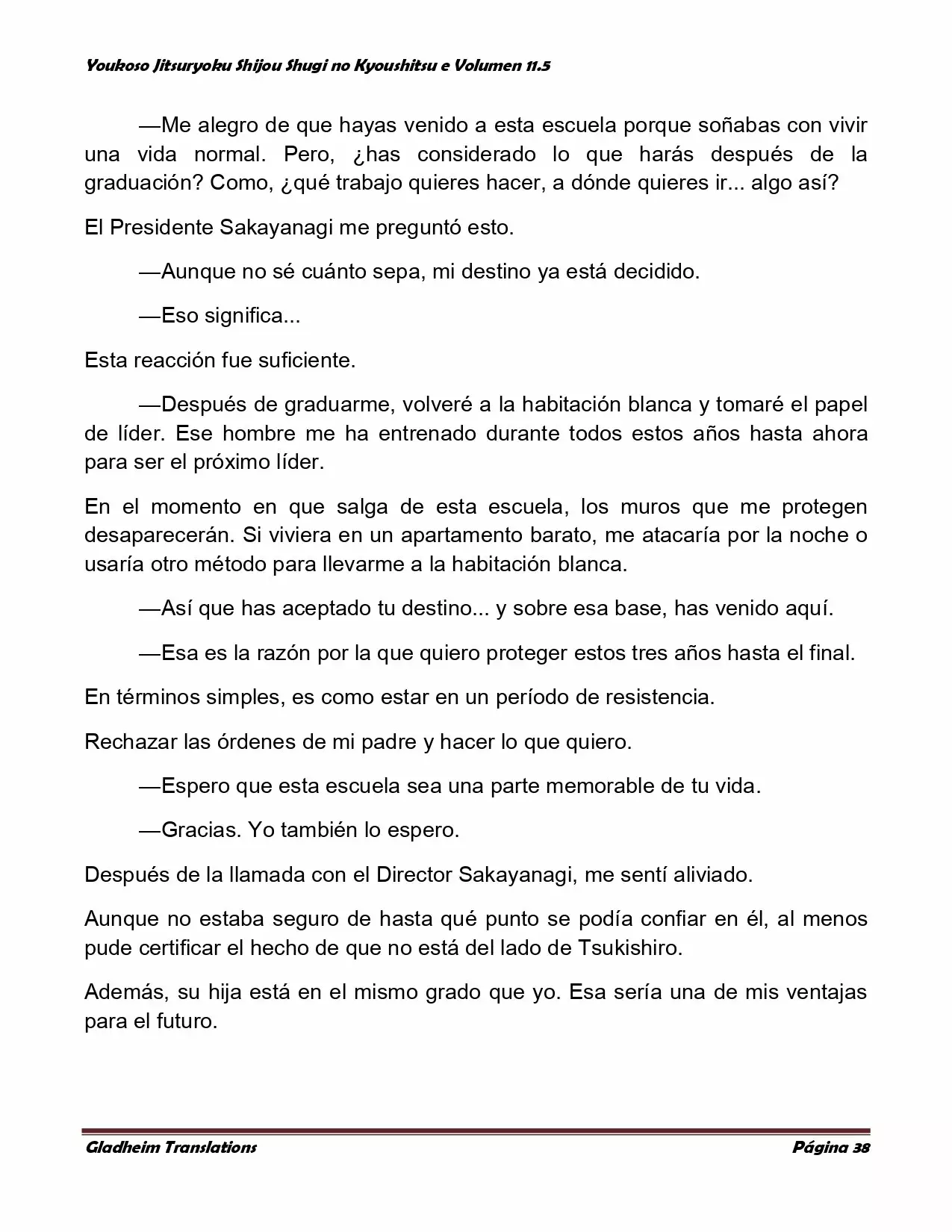 Página 38 del Manga