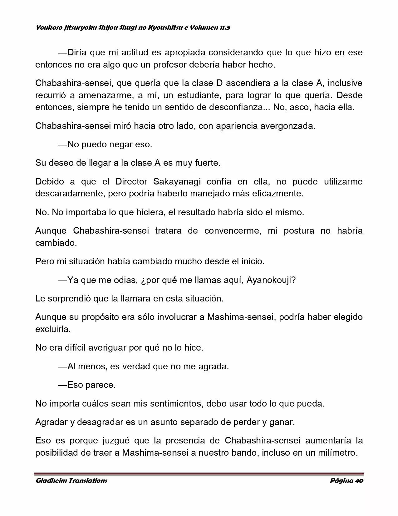 Página 40 del Manga