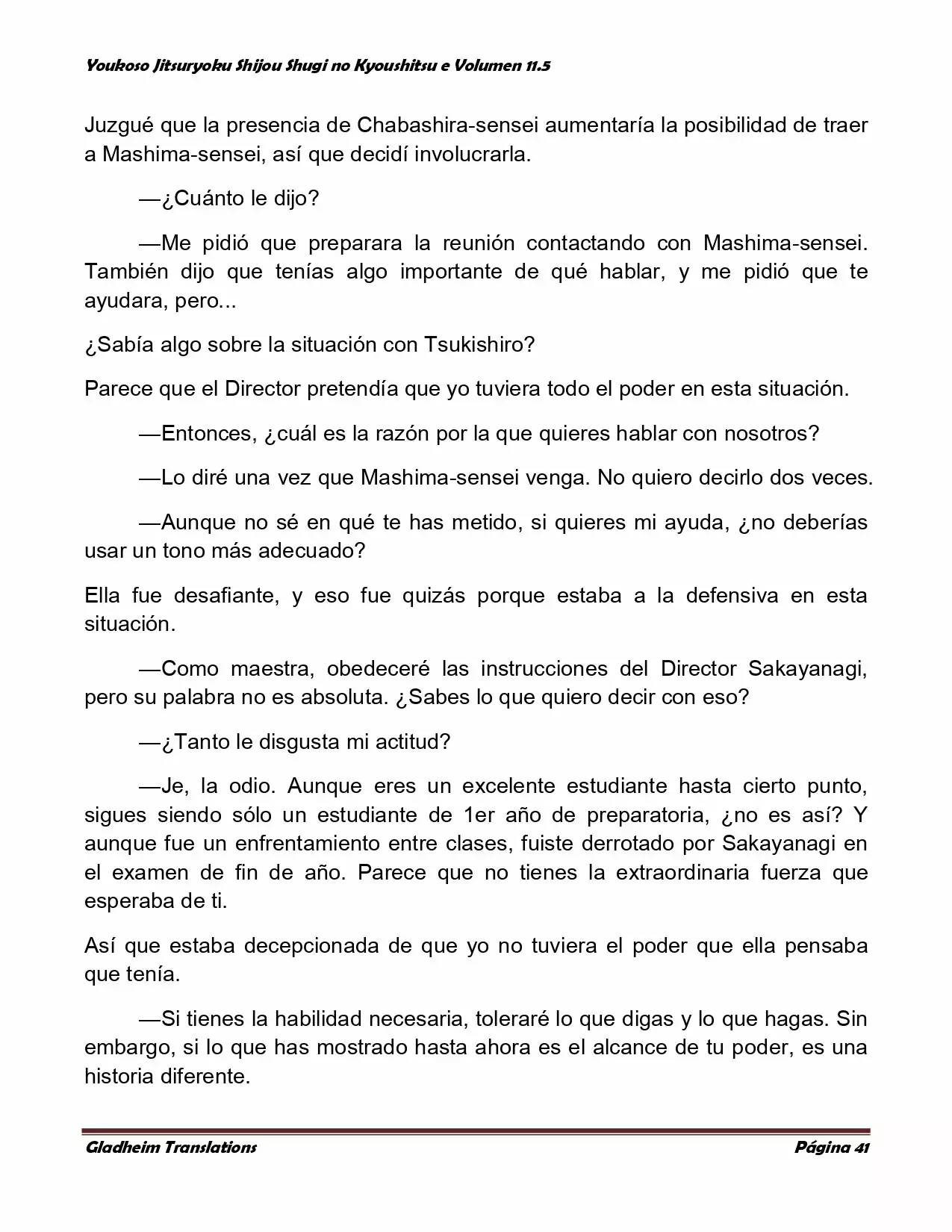 Página 41 del Manga