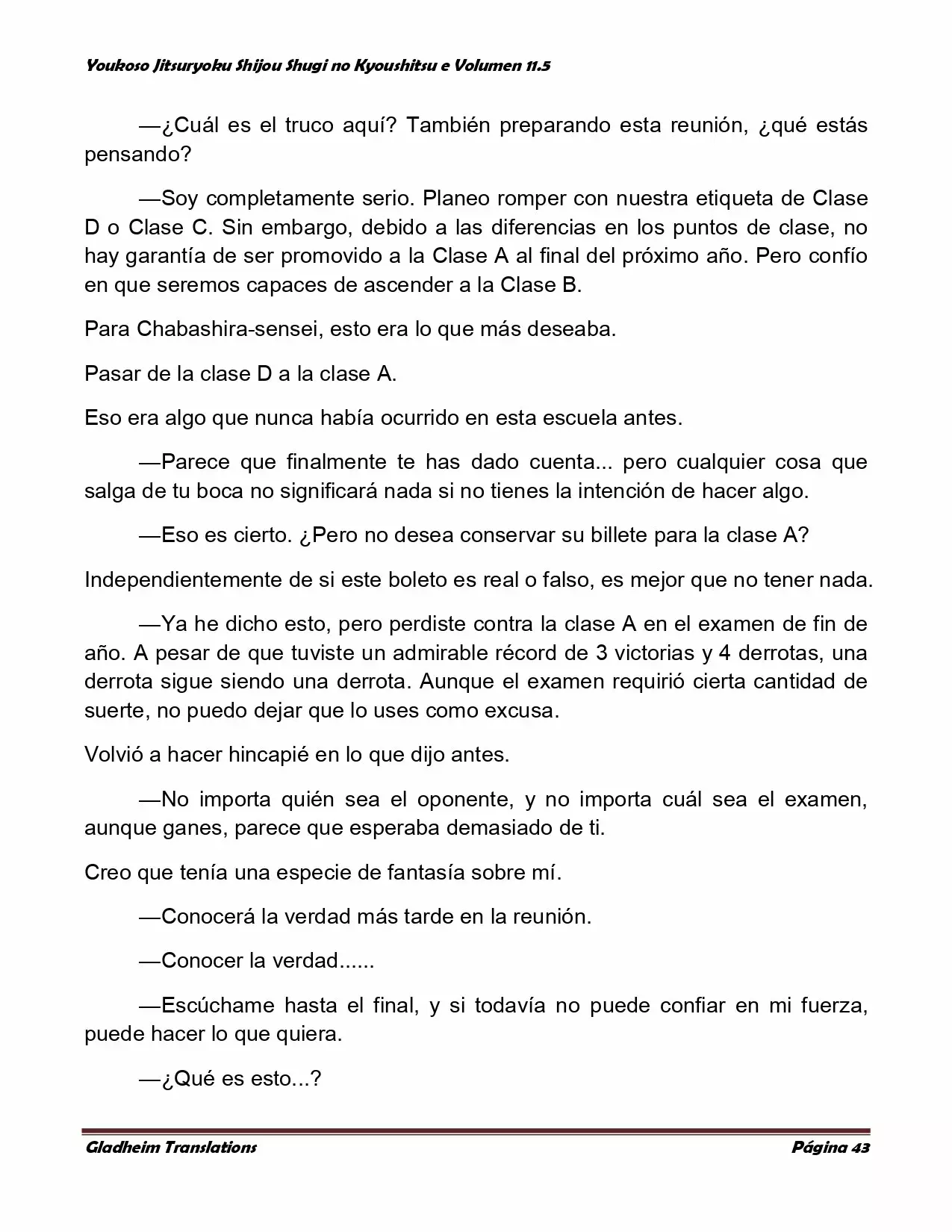 Página 43 del Manga