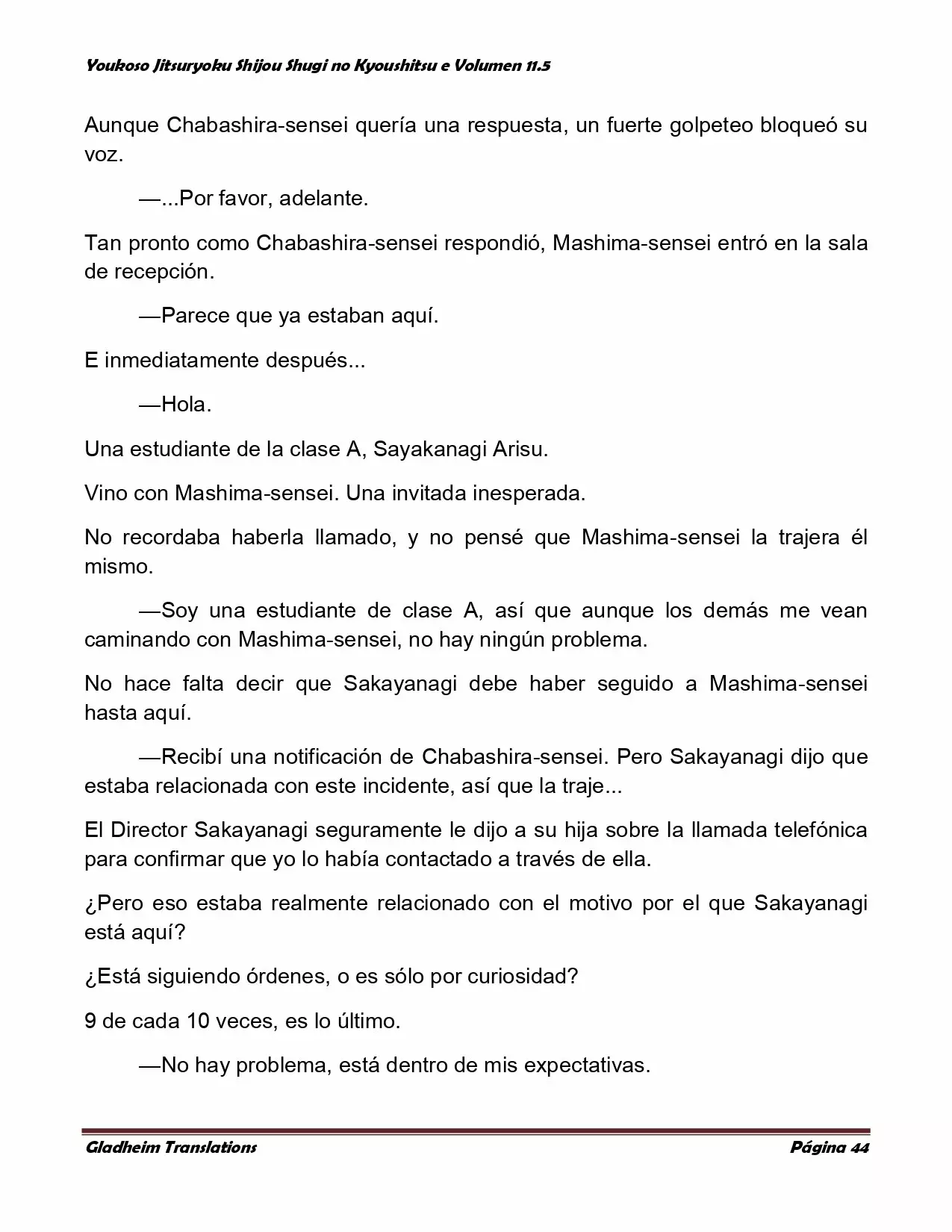 Página 44 del Manga