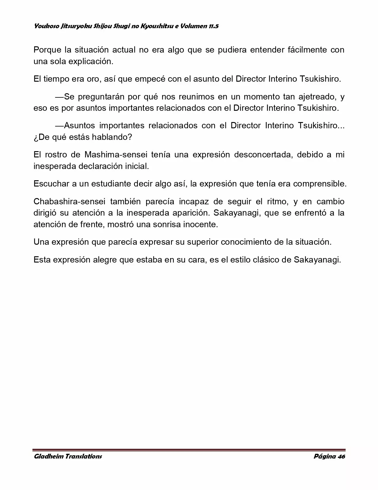 Página 46 del Manga