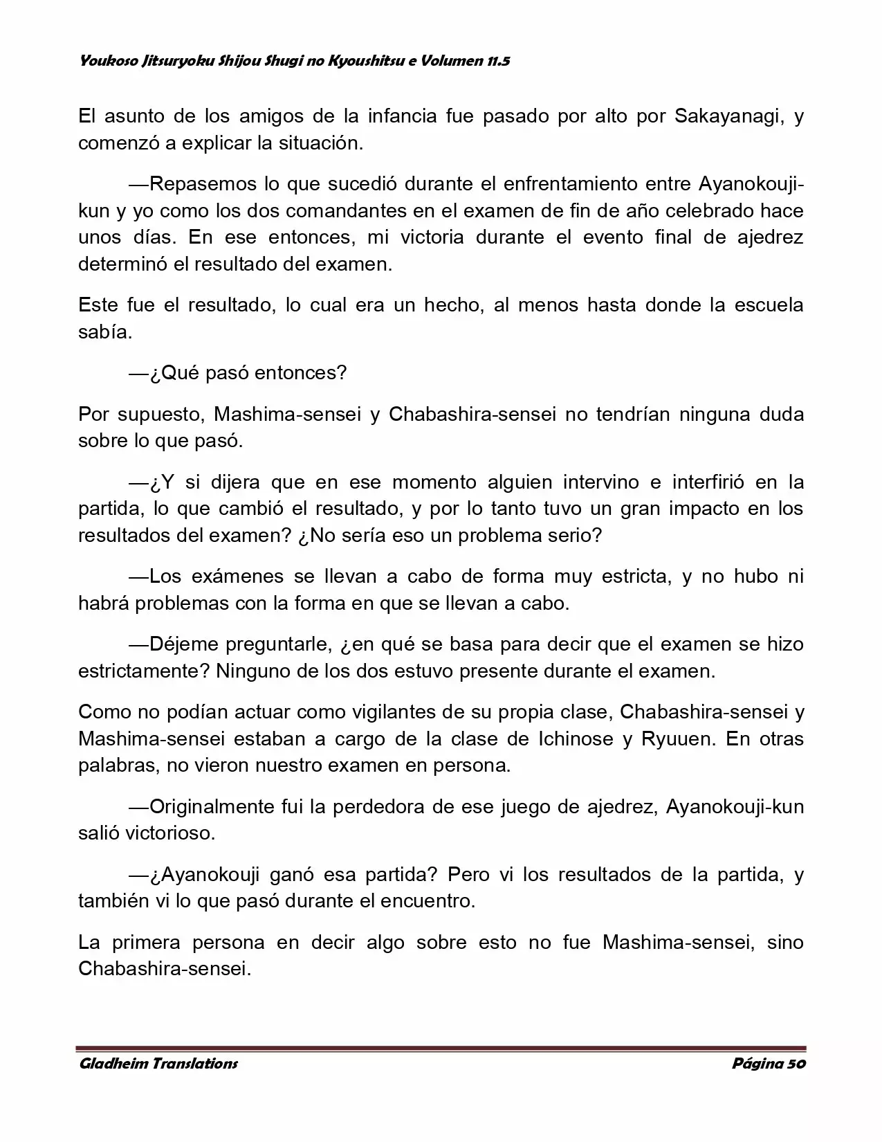 Página 50 del Manga