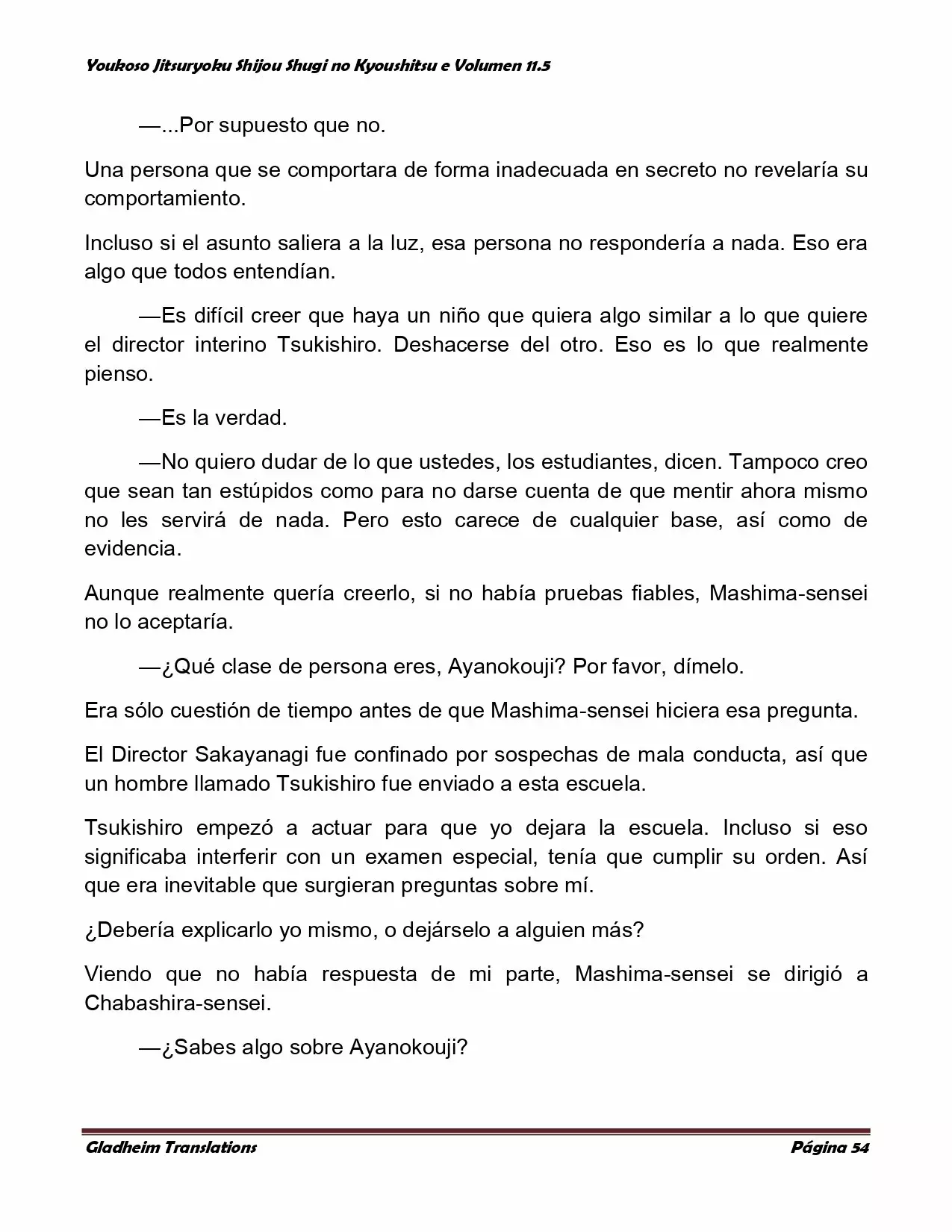 Página 54 del Manga