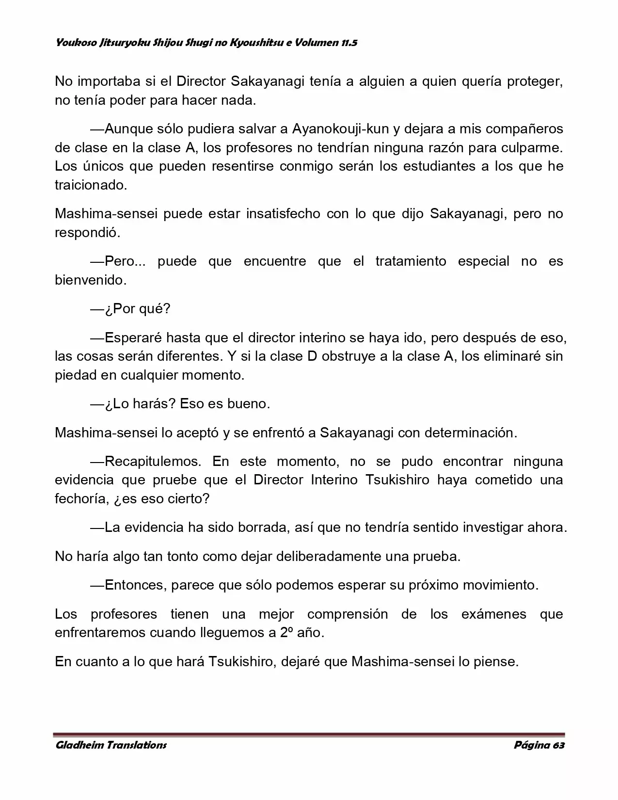 Página 63 del Manga