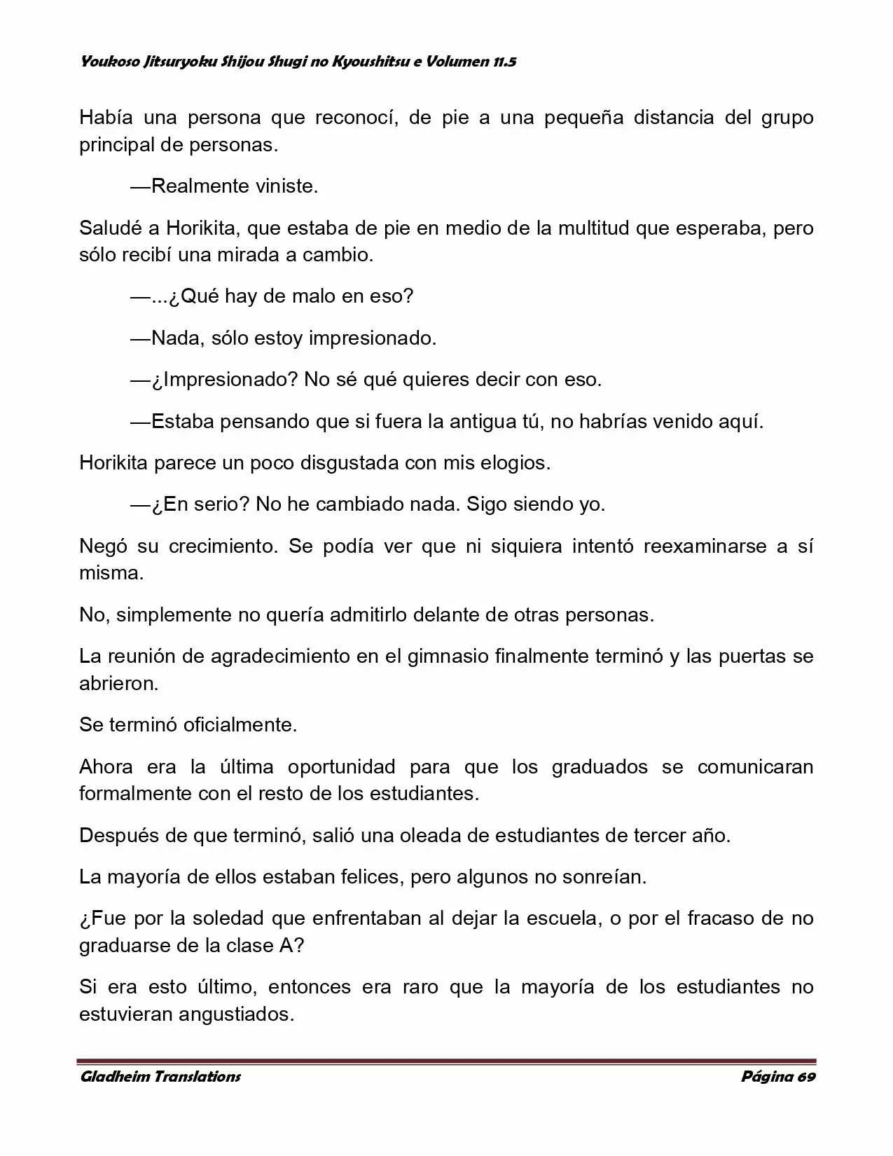 Página 69 del Manga