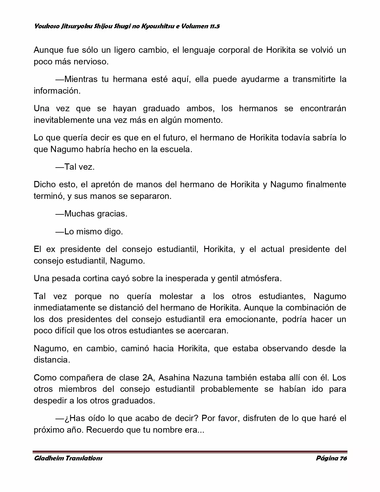 Página 76 del Manga