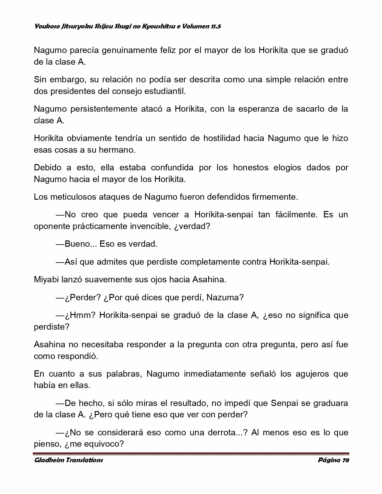 Página 78 del Manga