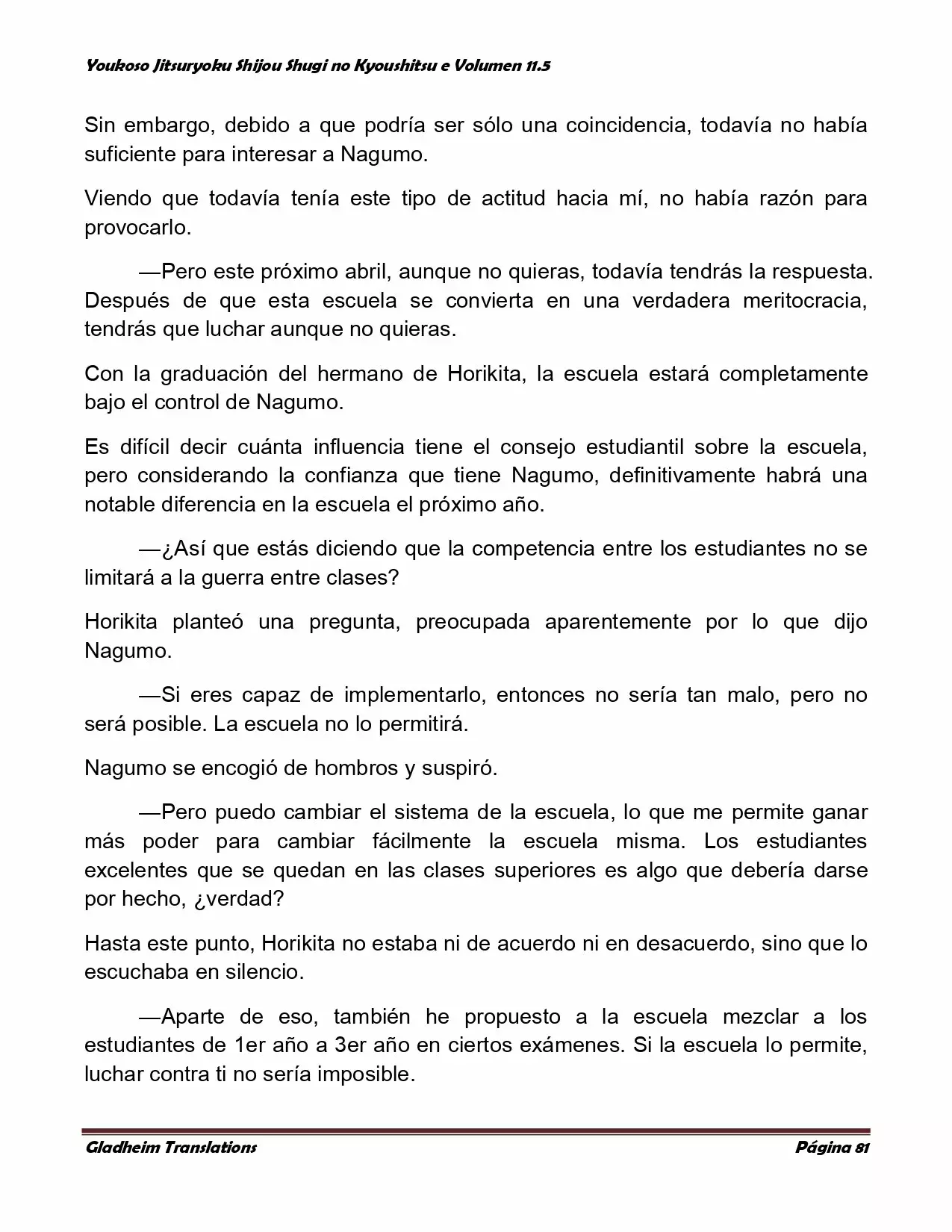 Página 81 del Manga