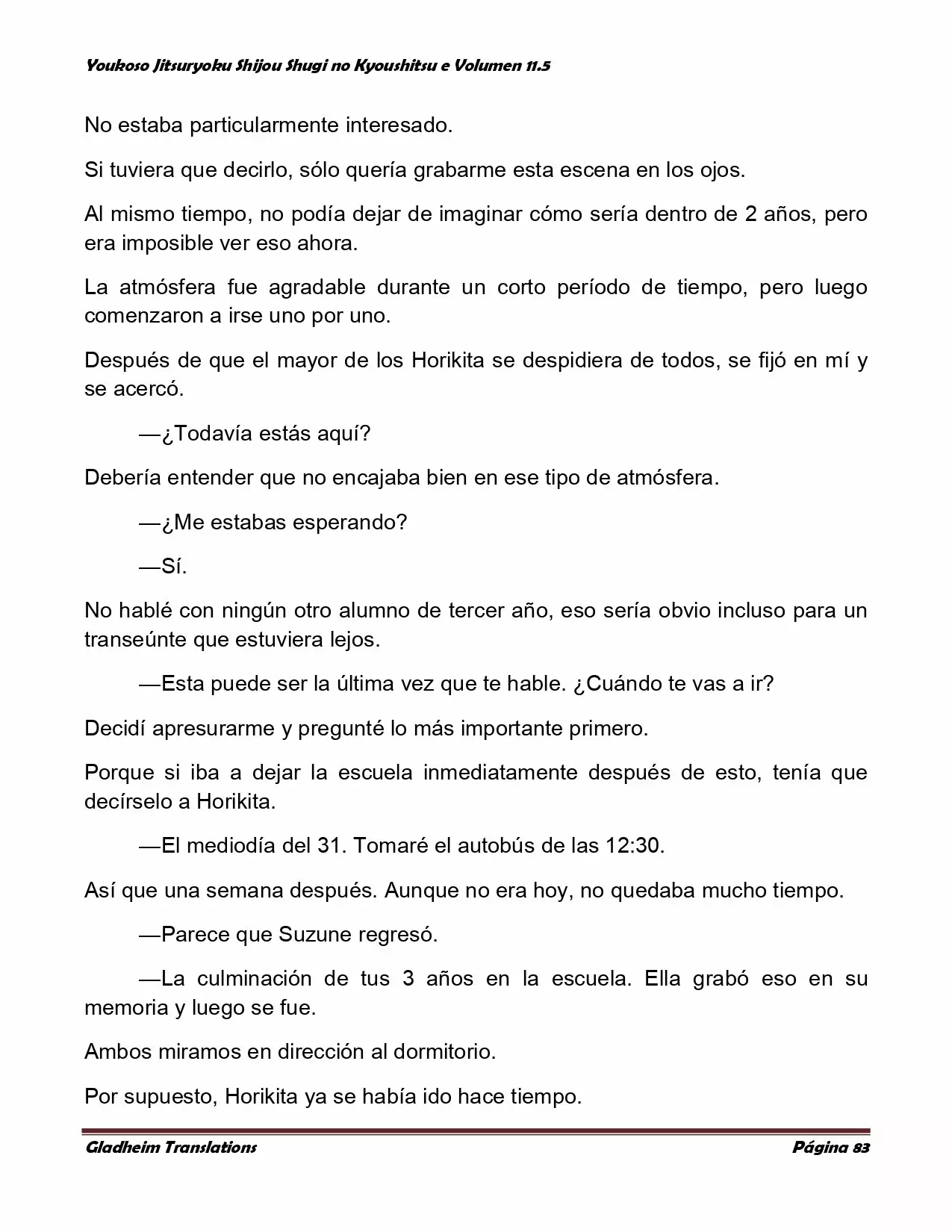 Página 83 del Manga