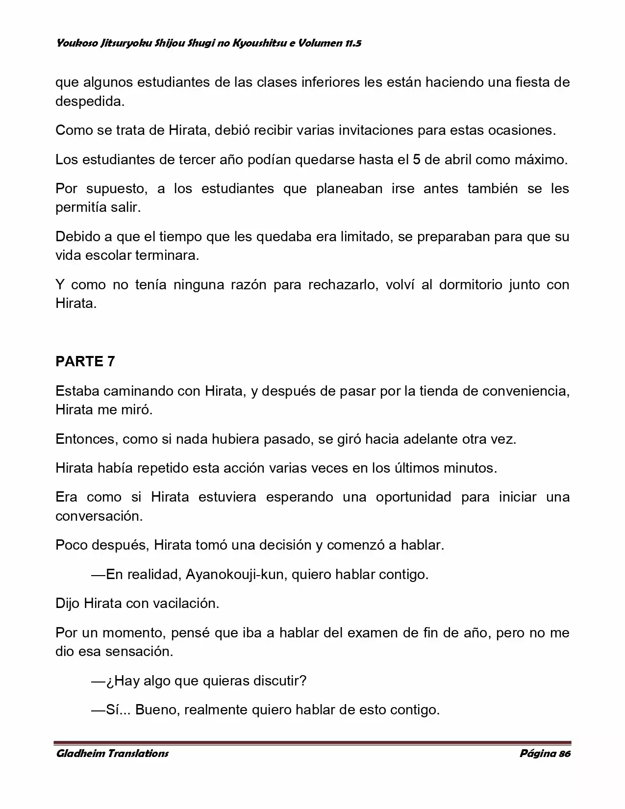 Página 86 del Manga