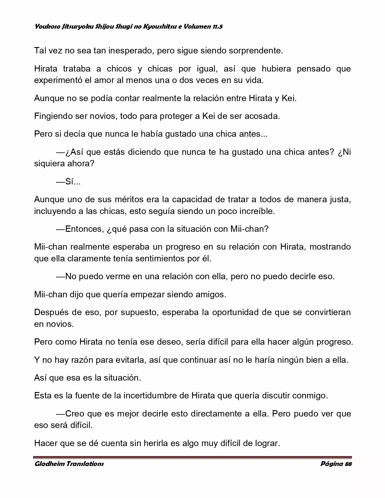 Página 88 del Manga