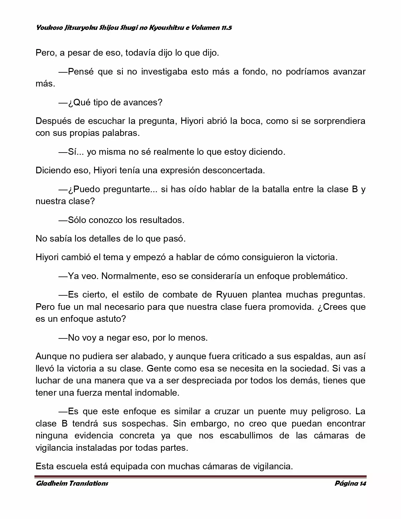 Página 14 del Manga