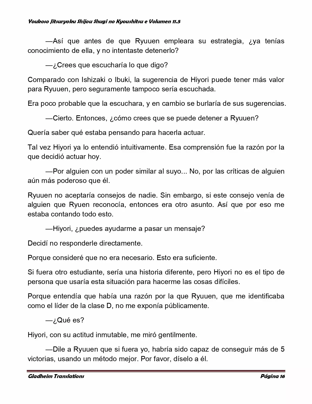 Página 16 del Manga