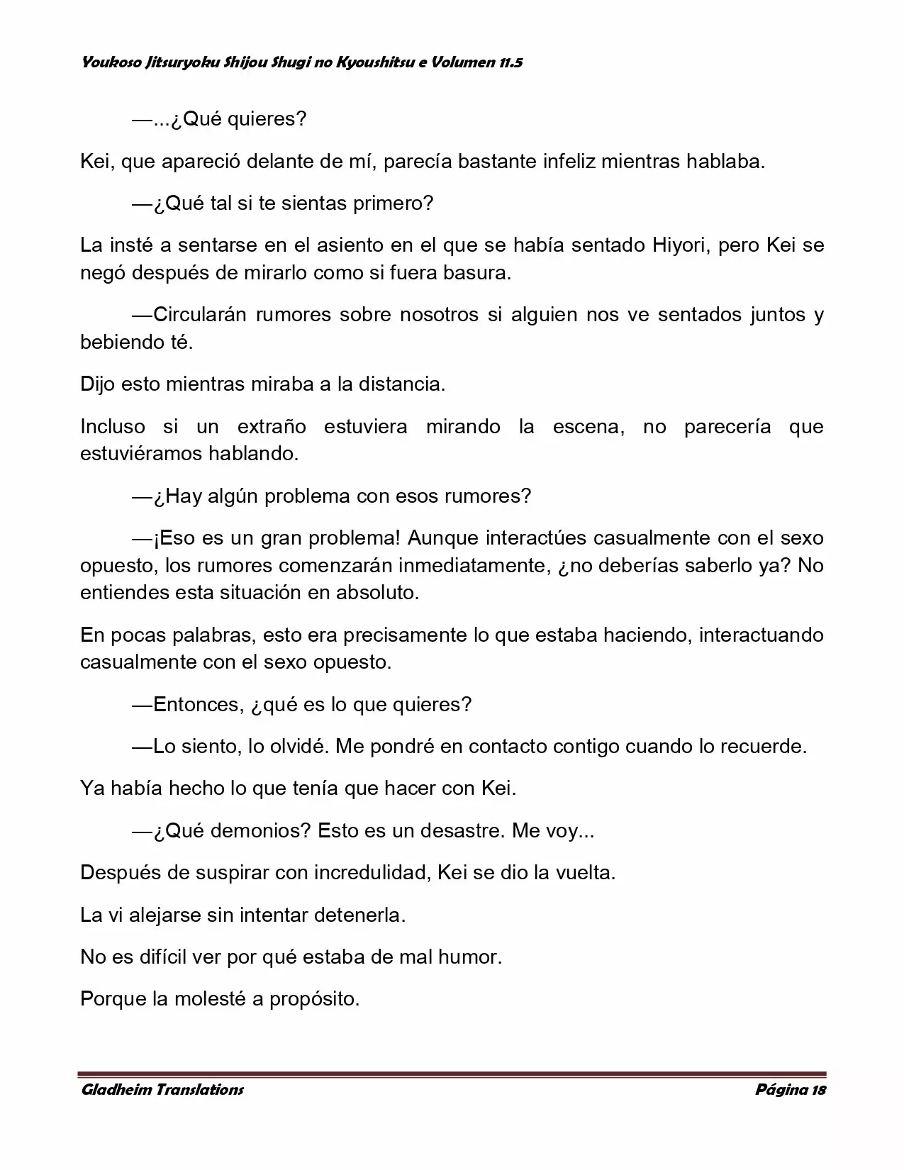 Página 18 del Manga