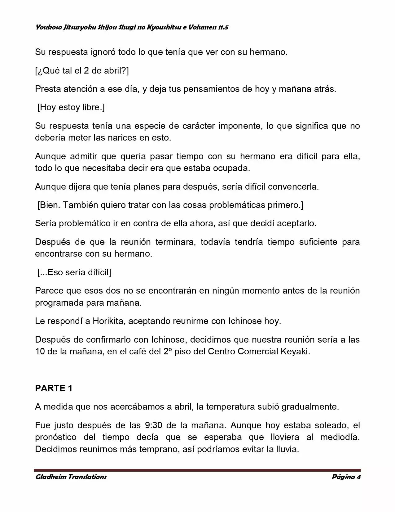 Página 4 del Manga