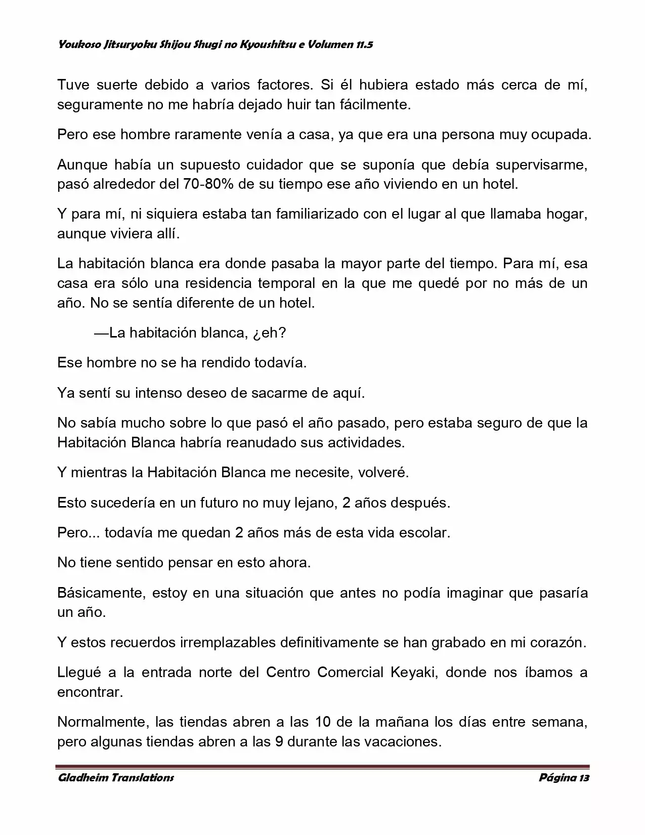 Página 13 del Manga