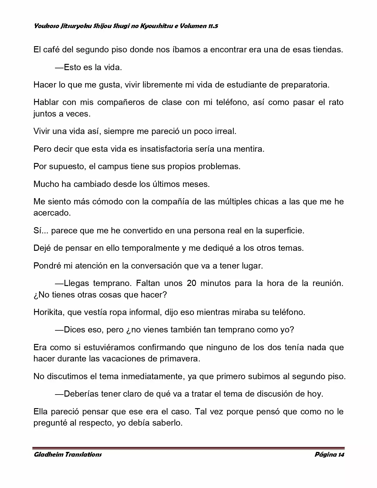 Página 14 del Manga