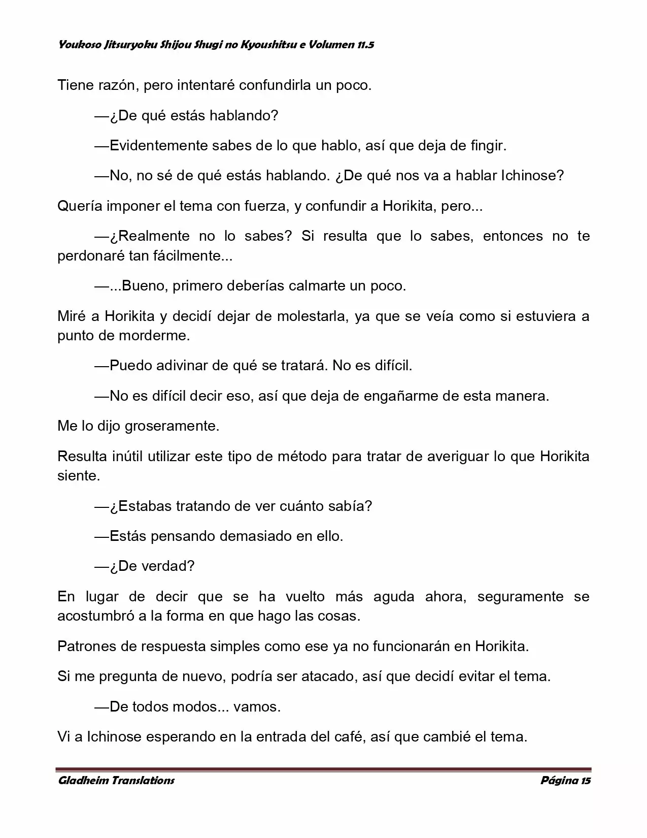 Página 15 del Manga